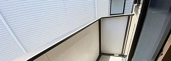 メゾンアイリスのバルコニー