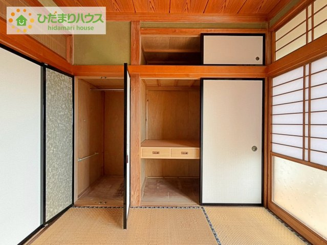 日立市石名坂町2丁目　中古戸建の収納|和室にも大容量の収納完備！
お布団やお子様のおもちゃなどがスッキリ収納できますね(^^♪
