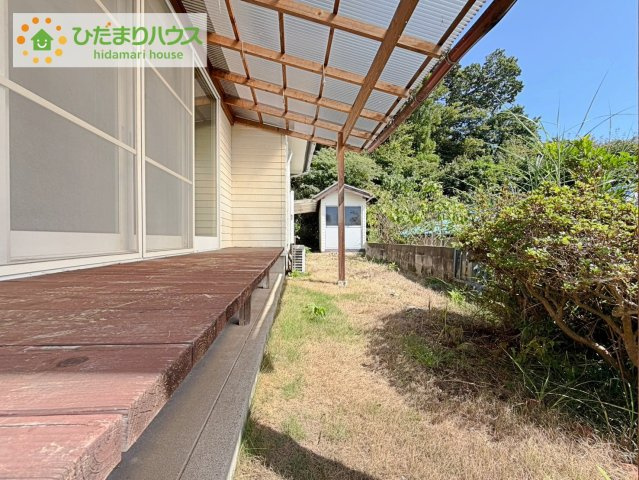 日立市石名坂町2丁目　中古戸建の庭|お庭付物件になります！お庭遊びや、プールなどお子様も大喜び(^^)