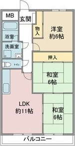 藤が丘第2ホフマンションの間取り