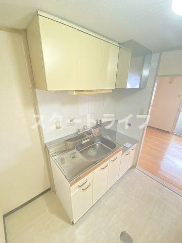 大阪市東淀川区東中島５丁目の賃貸マンションのキッチン