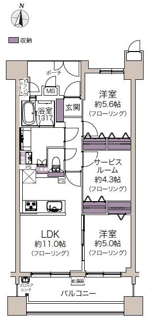 ユニオン垂水海岸通の間取り