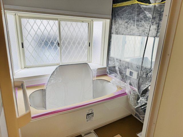 八王子市　横川町　中古戸建ての浴室|～新規交換したキレイなバスルーム　気持ち良く湯船に浸かる事が出来ます～
