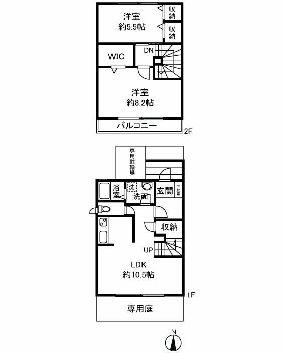 ヴィクトワール　Ｂの間取り