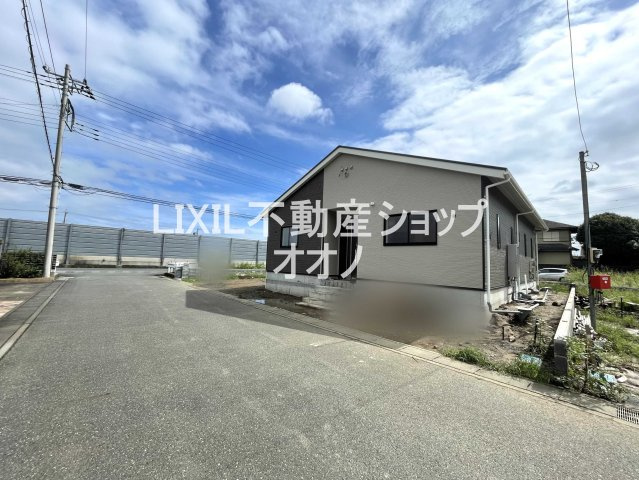 【前面道路含む現地写真】 | 加須市水深新築全2棟　1号棟
