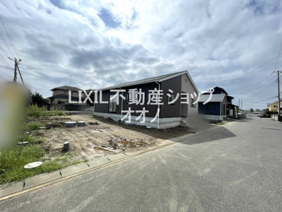 【前面道路含む現地写真】 | 加須市水深新築全2棟　1号棟