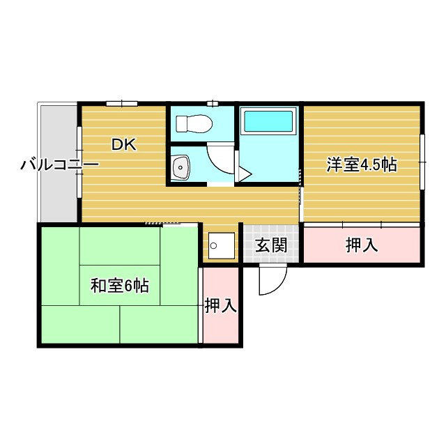 摂津第5マンションの間取り