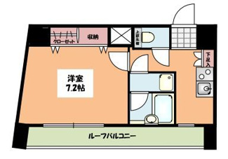 【間取り】 | パレステュディオ神田EAST  | 間取りです。