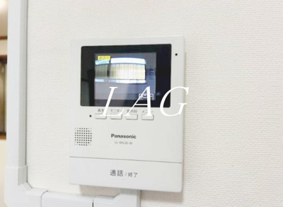 【セキュリティ】 | ルーミー東大井 | モニター付きインターホンです。