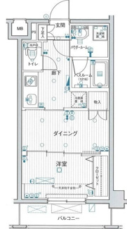 【間取り】 | 日神デュオステージ押上 | 間取りです。
