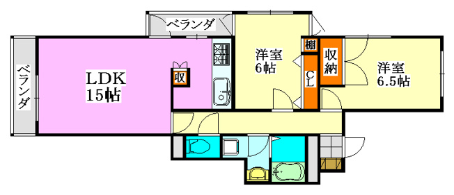 【間取り】 | 津田沼北見マンション
