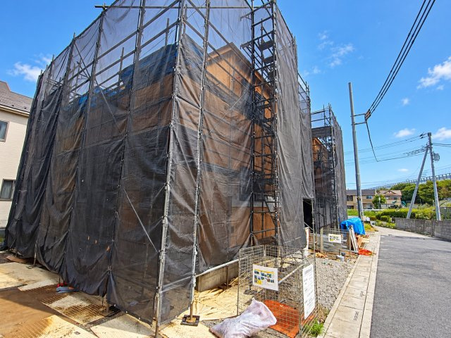 三郷市　高州2丁目　新築戸建　全4棟の前面道路含む現地写真|前面道路含む現地写真です