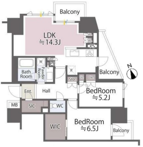 【間取り】 | プレミスト麹町
