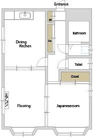 日月居 の間取り