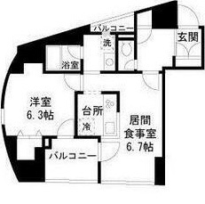 セルクル落合の間取り|間取りです。