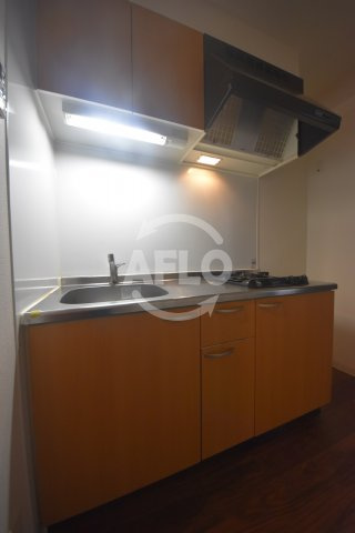 フレンシアノイエ内本町のキッチン|フレンシアノイエ内本町　２口ガスシステムキッチン