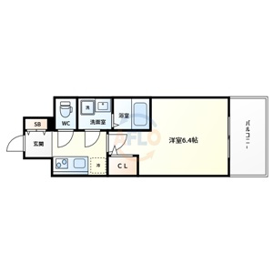 エスリードレジデンス大阪谷町ザ・マークスの間取り|エスリードレジデンス大阪谷町ザ・マークス　間取り