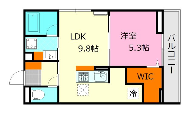 【間取り】 | D-ROOM庚午中