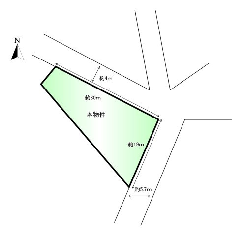 磯城郡田原本町八尾の土地図|土地面積：205.06㎡