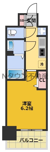 【間取り】 | メイクスWアート今池Ⅲ | 間取りです。