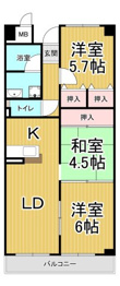グランドール南野の間取り