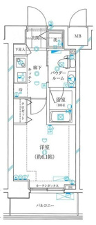 【間取り】 | ガリシア浜松町 | 間取りです。