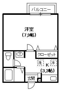 【間取り】 | ル　シエル | 間取りです。