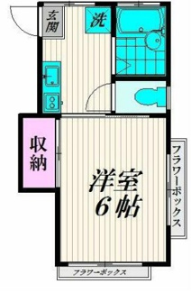 【間取り】 | たちばな荘 | 間取りです。