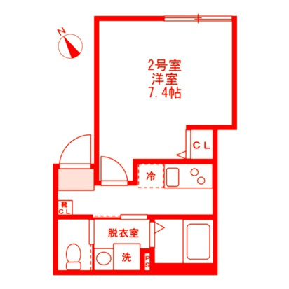 横浜市栄区笠間１丁目のアパートの間取り