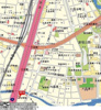 【地図】メインステージ大森東 