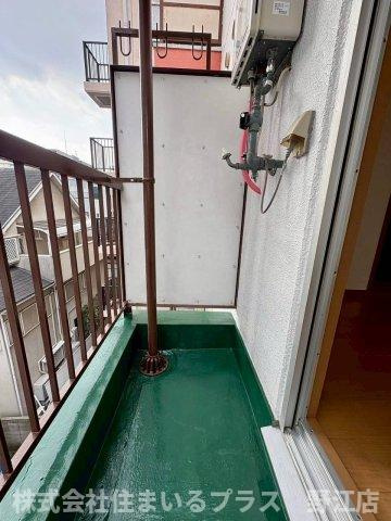 エムハイツのバルコニー