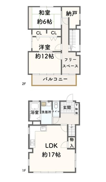 明石市東野町の間取り