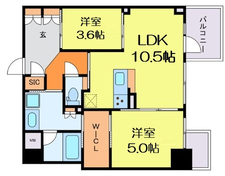 【間取り】 | S-RESIDENCE福島diverse