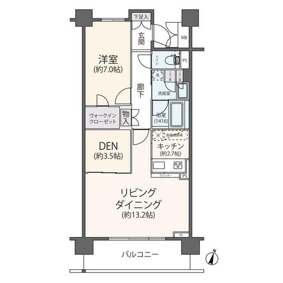 【間取り】 | リージア経堂テラスガーデン-再契約型-