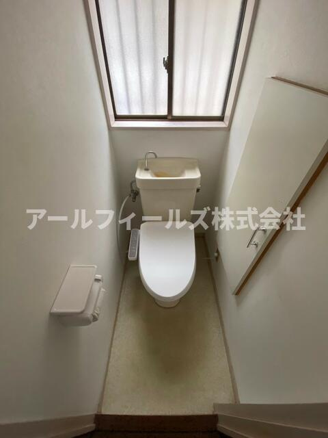 平方戸建てのトイレ|ウオシュレット付き