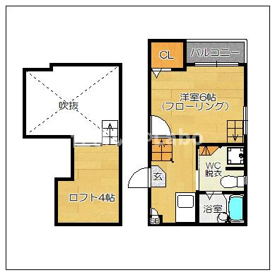 ベネフィスタウン六本松Ｖの間取り