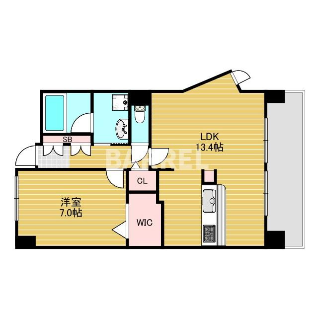 トリニティ北川口の間取り