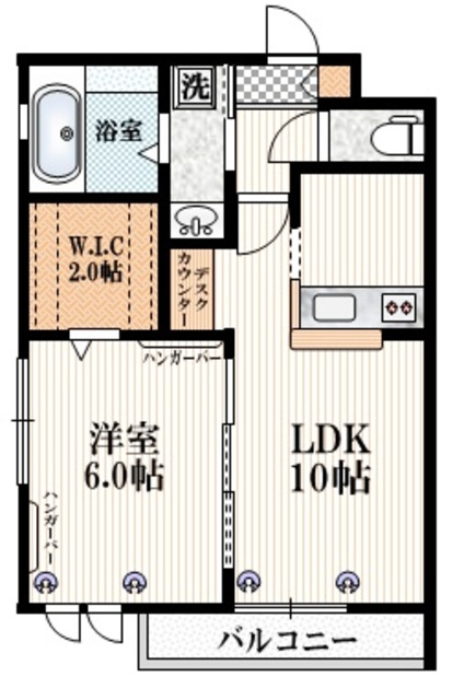 ル・グラン富久町の間取り