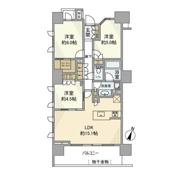 ルフォン文京本駒込の間取り