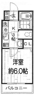 【間取り】 | Ｙ・ＫマンションⅢ | 間取りです。