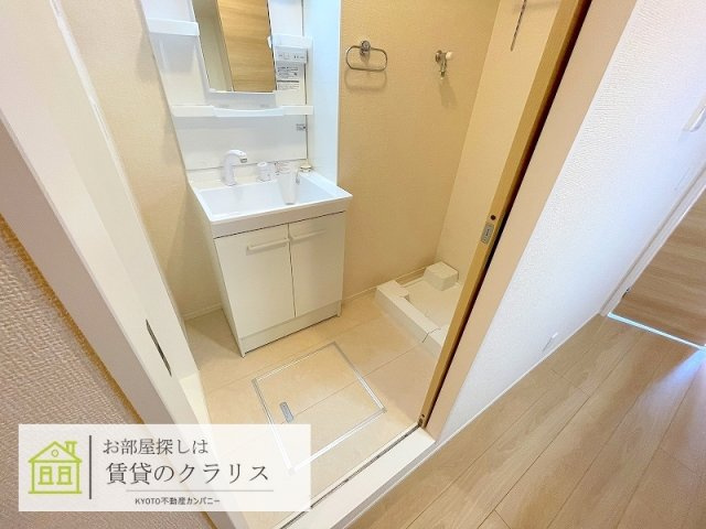 セジュールUMEDAの洗面所