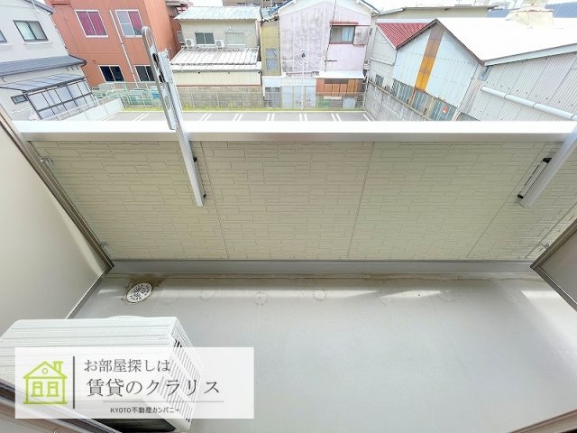 セジュールUMEDAのバルコニー