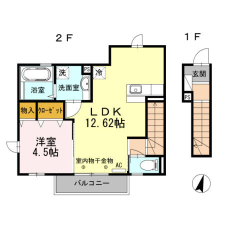 【間取り】 | エクレールⅡ