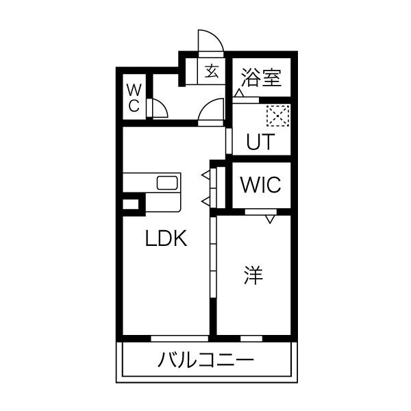 リトリート蓑川の間取り