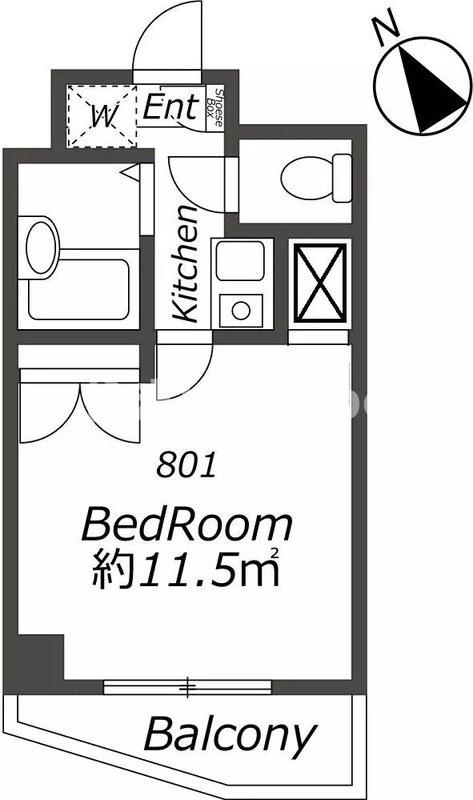 AP821 シャトレ21大手門の間取り