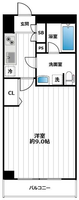 ＧＥＮＯＶＩＡ墨田八広ｓｋｙｇａｒｄｅｎの間取り|間取りです。