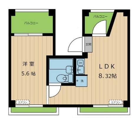 ヴィッツアーク大森Ⅱの間取り|間取り