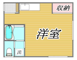 【間取り】 | 早川ハイツ | 間取りです。