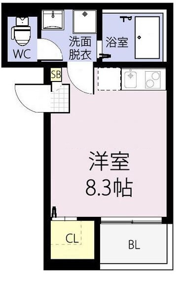 ＲＥ　ＴＨＥ　ＴＥＲＲＡＣＥ　堀切の間取り|間取りです。