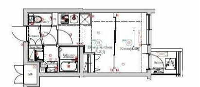 ベルシード方南町の間取り